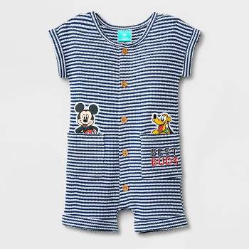 Baby Boys' Disney Mickey Mouse Romper - Blue