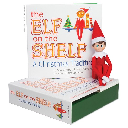 The Elf On The Shelf A Christmas Tradition With Light Skin Tone Boy Scout Elf By Carol V Aebersold And Chanda A Hardcover Target