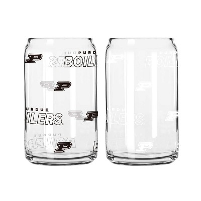 NCAA Purdue Boilermakers 2pk Glass Can - 16oz