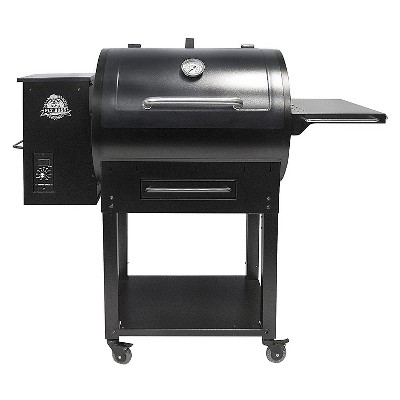 Wood Fired Pellet Grill With Flame 