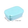 Unique Bargains Plastic Soap Dish Keep Soap Dry Soap Cleaning Storage for Home Bathroom Kitchen - 4 of 4