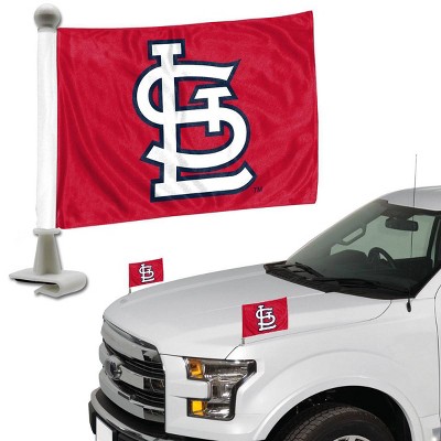 MLB St. Louis Cardinals Ambassador Car Flags - 2pk