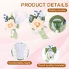 Unique Bargains Satin Romantic Durable Elegant Rose Corsage and Boutonnieres Set 2 Pcs - 3 of 4