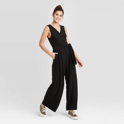 knit black jumpsuit