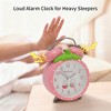 REGALWOVEN Strawberry Plastic Analog Battery Powered Alarm Clock3.5"L x 2.4"W x 4.7"H 1 Pc - 4 of 4