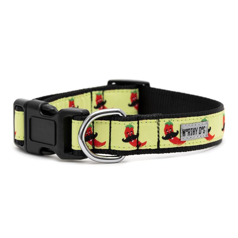 The Worthy Dog Chili Pepper Adjustable Dog Collar, 3 of 4