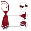 Allegra K Women's Pre-tied Bowtie Striped Adjustable Uniform Necktie - 4 of 4
