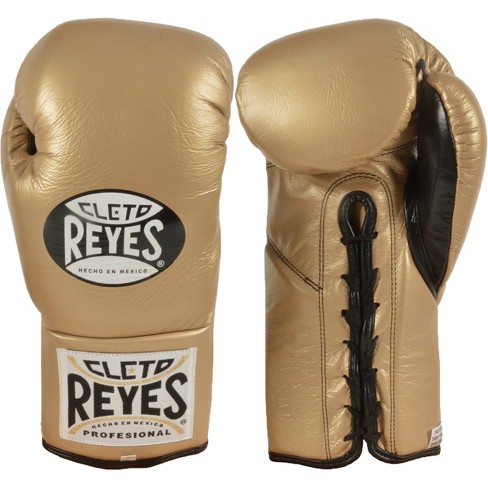 Cleto Reyes Hook and Loop Leather Training Boxing Gloves - Purple