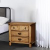 NicBex Nightstand with 3 Drawers,1pc Side Table with Wood Frame,Bedside Table for Bedroom,Living Room - 4 of 4