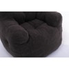 Racxily Soft Teddy Fabric Tufted Foam Bean Bag Sofa - Ergonomic Backrest Sofa with Memory Sponge,No Assembly, for Living Room/Bedroom. - 4 of 4
