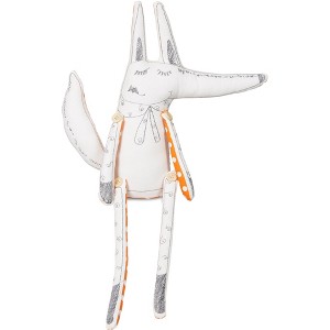 Pavilion Gift Company - Finley the Fox - 18" Fox Stuffed Animal/Door Stopper - Stuffed Animals - 1 of 4