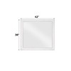 Katia Weathered White Finish Mirror - 4 of 4