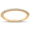 Pompeii3 1/4 ct Lab Created Diamond Wedding Ring 14k White, Yellow, Rose Gold, or Platinum - 3 of 4
