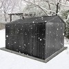 NicBex 10x8Ft Metal Garden Sheds, Outdoor Storage Sheds, Gazebos with a Practical Apex Roof, Carports with Window for Natural Light - 4 of 4