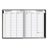 DayMinder Hardcover Weekly Vertical-Column Format Appointment Book, 11 x 8, Black Cover, 12-Month (Jan to Dec): 2025 - 3 of 4