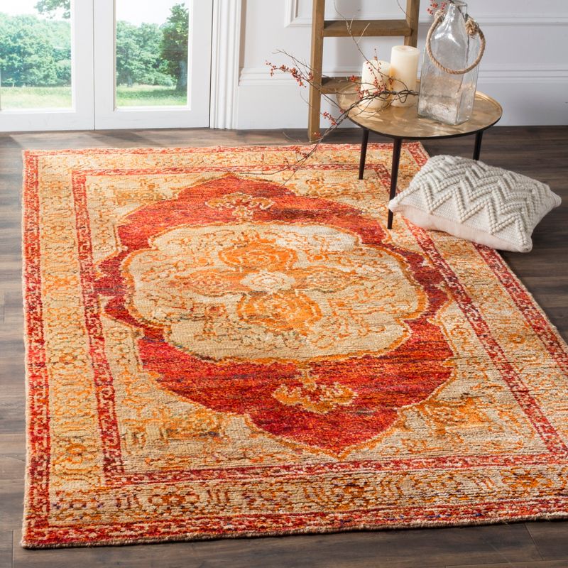 Tangier TGR603 Hand Knotted Area Rug  - Safavieh, 2 of 4