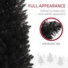 NAYSAYE 8ft Pencil Artificial Christmas Tree Slim Branches for Home Holiday Decoration, Black, 21.8"*21.8"*94.5" - 4 of 4