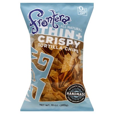 Frontera Handmade Thin Crispy Tortilla Chips - 10oz/12pk