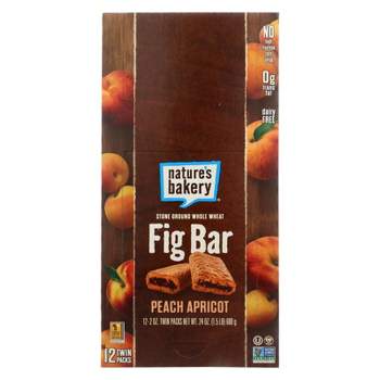 Nature's Bakery Stone Ground Whole Wheat Peach Apricot Fig Bars - Case of 12/2 oz