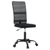 vidaXL Office Chair Black Mesh Fabric - 2 of 4