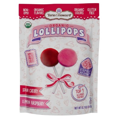 Torie & Howard Valentine's Lollipops Bag - 8.7oz