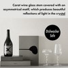 Orrefors Carat Coupe 8.4 Oz. Cocktail Glasses - Set of 4, Stemmed Cocktail Coupe Glasses - Kitchen & Dining Crystal Glassware - Dishwasher Safe - 2 of 4