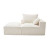 NicBex Couches for Living Room 2-Seat Combination Sofa Exquisite Fabric Upholstered Comfortable Flexible and Changeable Sofa Couch with Pillows, Beige - 2 of 4