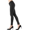 Memoi Tochka Dotted Cotton Blend Jean Leggings  Black Denim S-M - 3 of 4