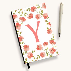 Personalization Mall Flowery Initial Personalized Journal - 1 of 1