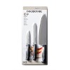 Farberware 3pc Chef Knife Set Blue/silver : Target