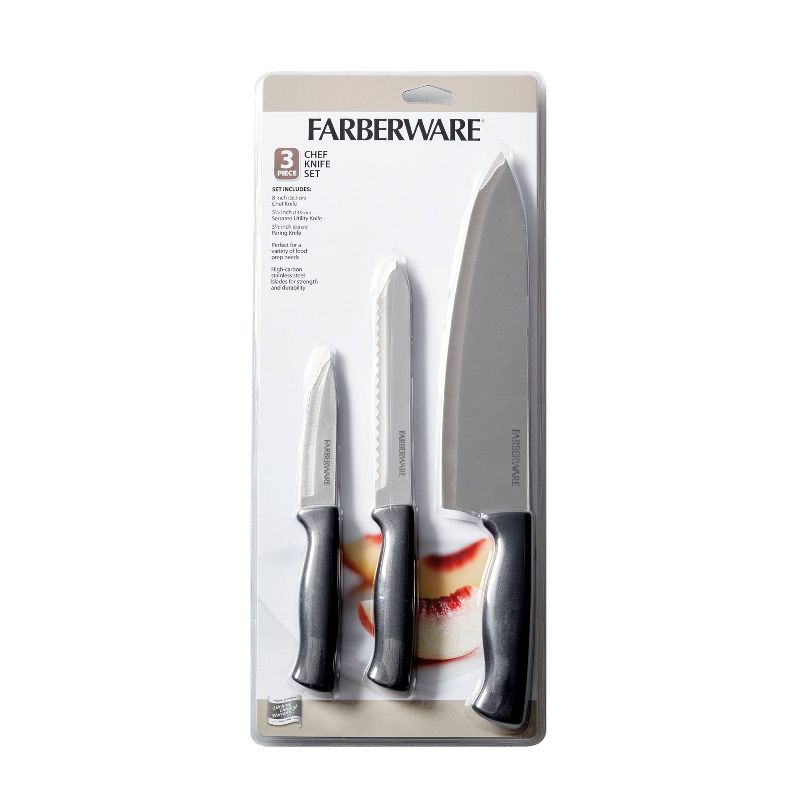 Farberware 3 Piece Chef Knife Set, 2 of 10