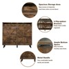 Shoe Storage, Freestanding Shoe Cabinet Storage with 4 Flip Drawers and Barn Door Design, Slim Narrow Shoe Rack Dresser, for Entryway, Foyer, Hallway - 4 of 4