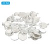 Unique Bargains Photo Jewelry Making Pendant Trays with Glass Gemstones 30 Sets - 3 of 4