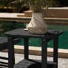 Merrick Lane 2-Tier Adirondack Side Table, All-Weather HDPE Indoor/Outdoor Accent Table - image 4 of 4