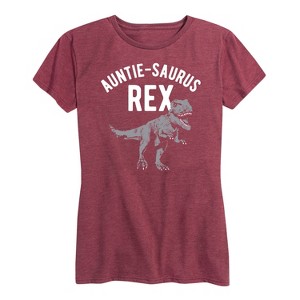 Women's - Instant Message - Auntie-Saurus Short Sleeve Graphic T-Shirt - 1 of 4
