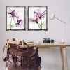 Stupell Industries Purple Flower Bloom Design 2pc Floating Frame Art Set - 2 of 4