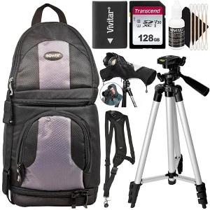 All Inclusive Travel Kit for Nikon Z50 Z30 Z FC with Replacement Battery 128GB Memory Backpack + More - 1 of 4