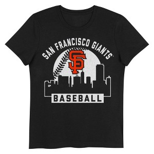 MLB San Francisco Giants Girls' Crew Neck T-Shirt - 1 of 1