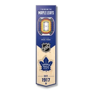 8" x 32" NHL Toronto Maple Leafs 3D Stadium Banner - 1 of 4