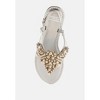 Opazie Metallic Pearl Embellished Flats Women - 4 of 4