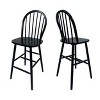 Christopher Knight Home Radek Contemporary Rubberwood Bar Stools with Curved Back (Set of 2) - 2 of 4