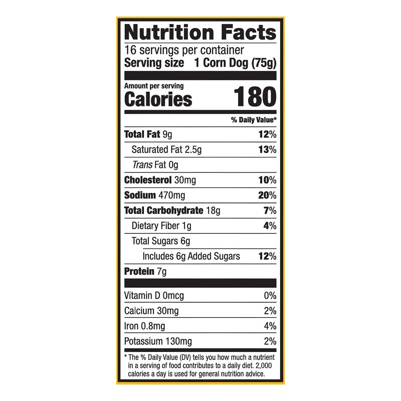 Foster Farms Frozen Chicken Corn Dogs - 42.72oz/16ct, 4 of 8