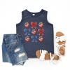 The Juniper Shop Coquette Bows And USA Strawberries Youth Tank Top - 3 of 4