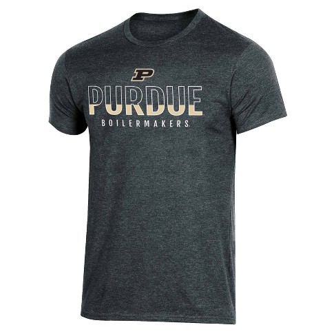 Purdue University T-Shirt w Flannel Sleeves