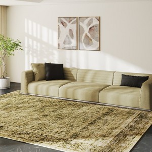 LOVEVOOK Floral Area Rugs for Living Room Rug Washable Abstract Large Rug for Dining Room Bedroom Carpet Non Slip Indoor Modern Nursery Home Office - 1 of 4