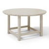 WestinTrends Malibu Kids Outdoor Patio Furniture HDPE 38" Wide Round Dining Table - 4 of 4