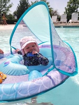 Target baby float cheap with canopy