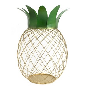 Beachcombers Wire Pineapple Decor Decorative - 1 of 2