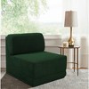 Meridian Furniture,Ollie Boucle Fabric Armless - 2 of 4