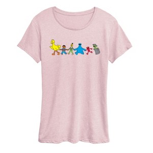Women's - Sesame Street - SS Group Short Sleeve Graphic T-Shirt - 1 of 3